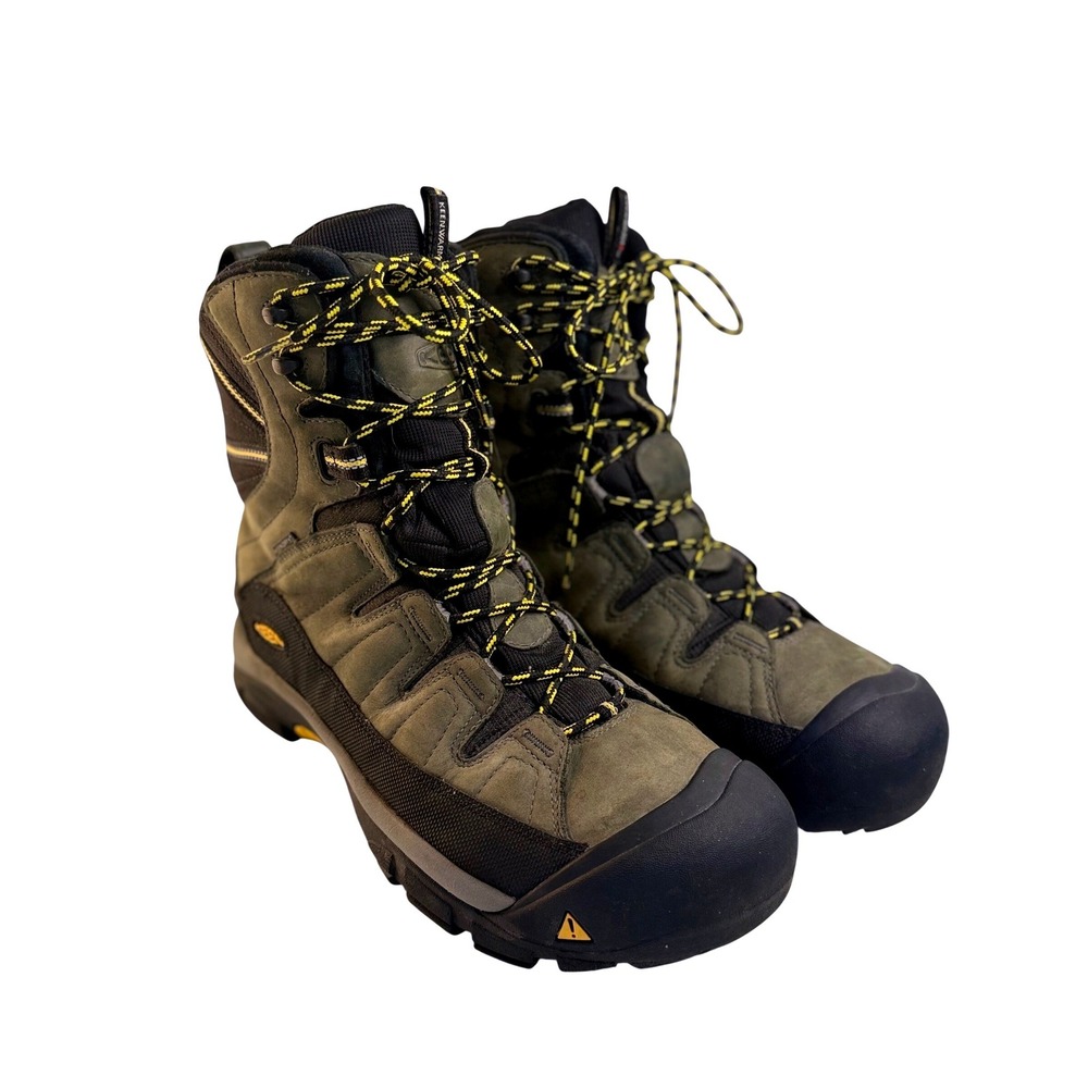 KEEN Gorpcore Shellback Hiking Boots Mens 11.5 Olive Green Waterproof‎ Insulated